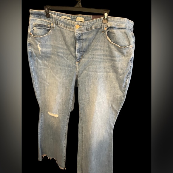 AVA & VIV Denim Size 26 NWT Raw Hem - Picture 1 of 4